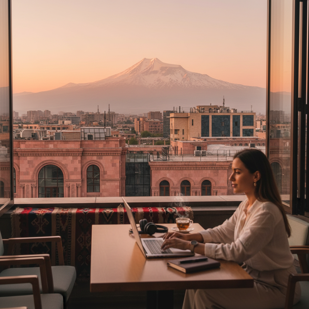 Digital nomad scene in Armenia