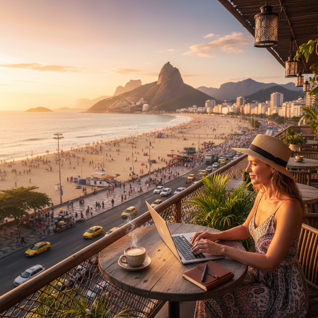 Digital nomad scene in Brazil
