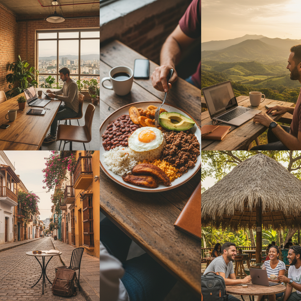 Digital nomad scene in Colombia