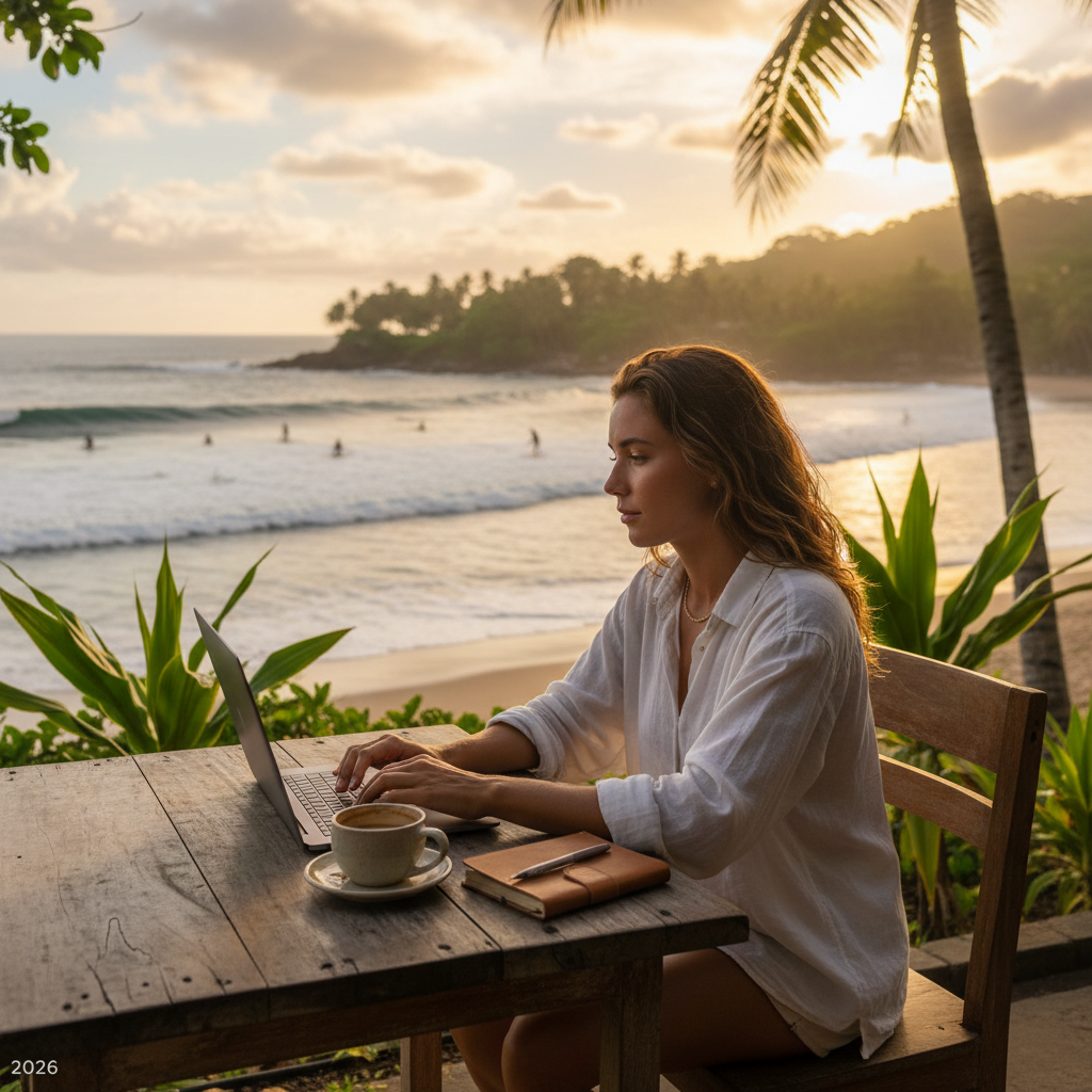 Digital nomad scene in Costa Rica