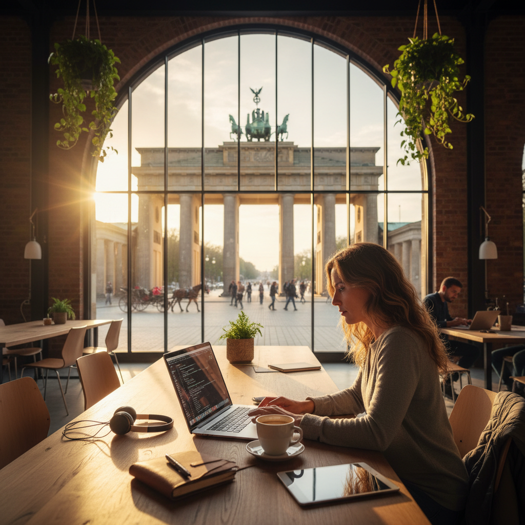 Digital nomad scene in Germany