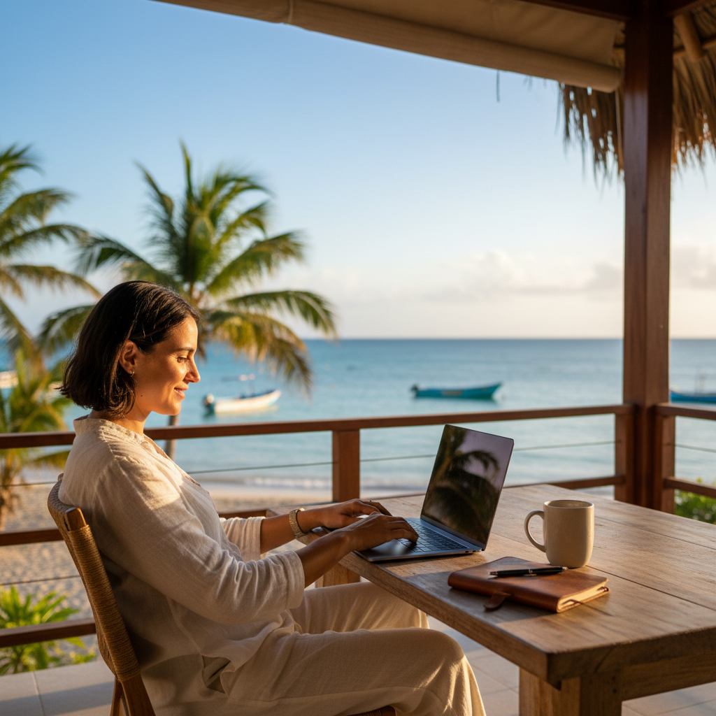 Digital nomad scene in Dominican Republic