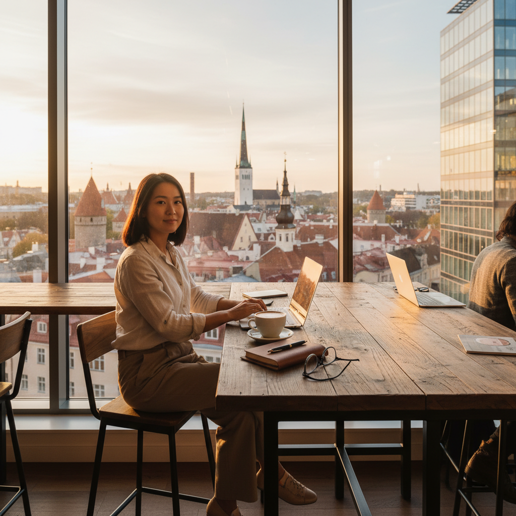 Digital nomad scene in Estonia