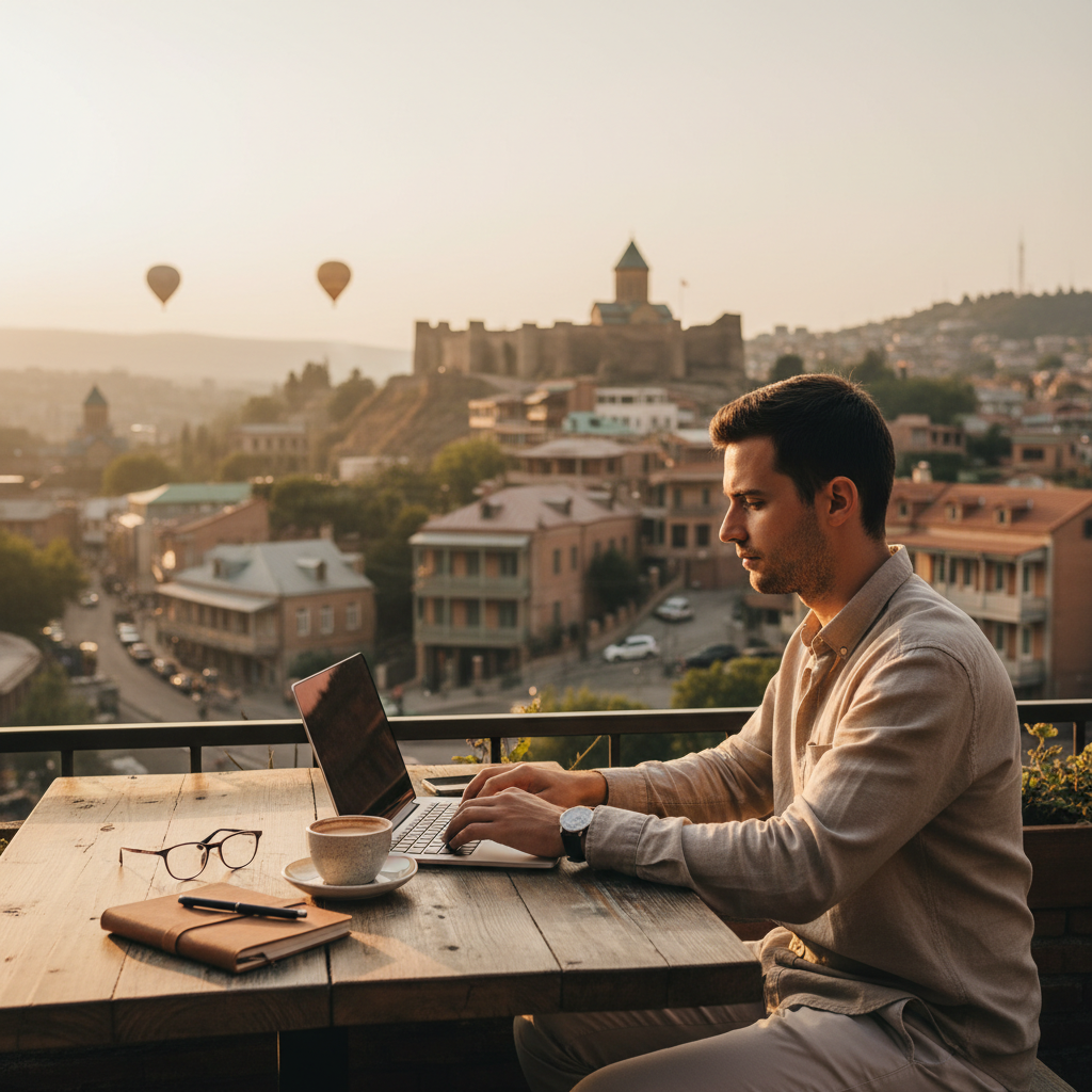 Digital nomad scene in Georgia