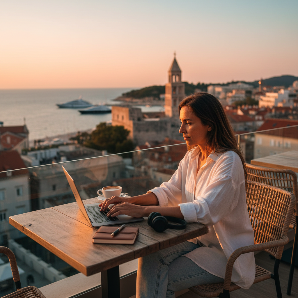 Digital nomad scene in Croatia