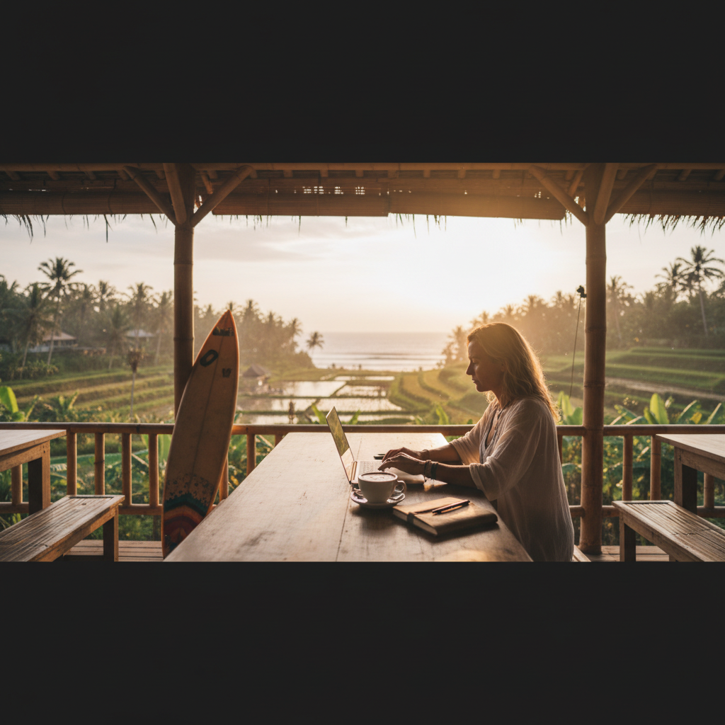 Digital nomad scene in Indonesia