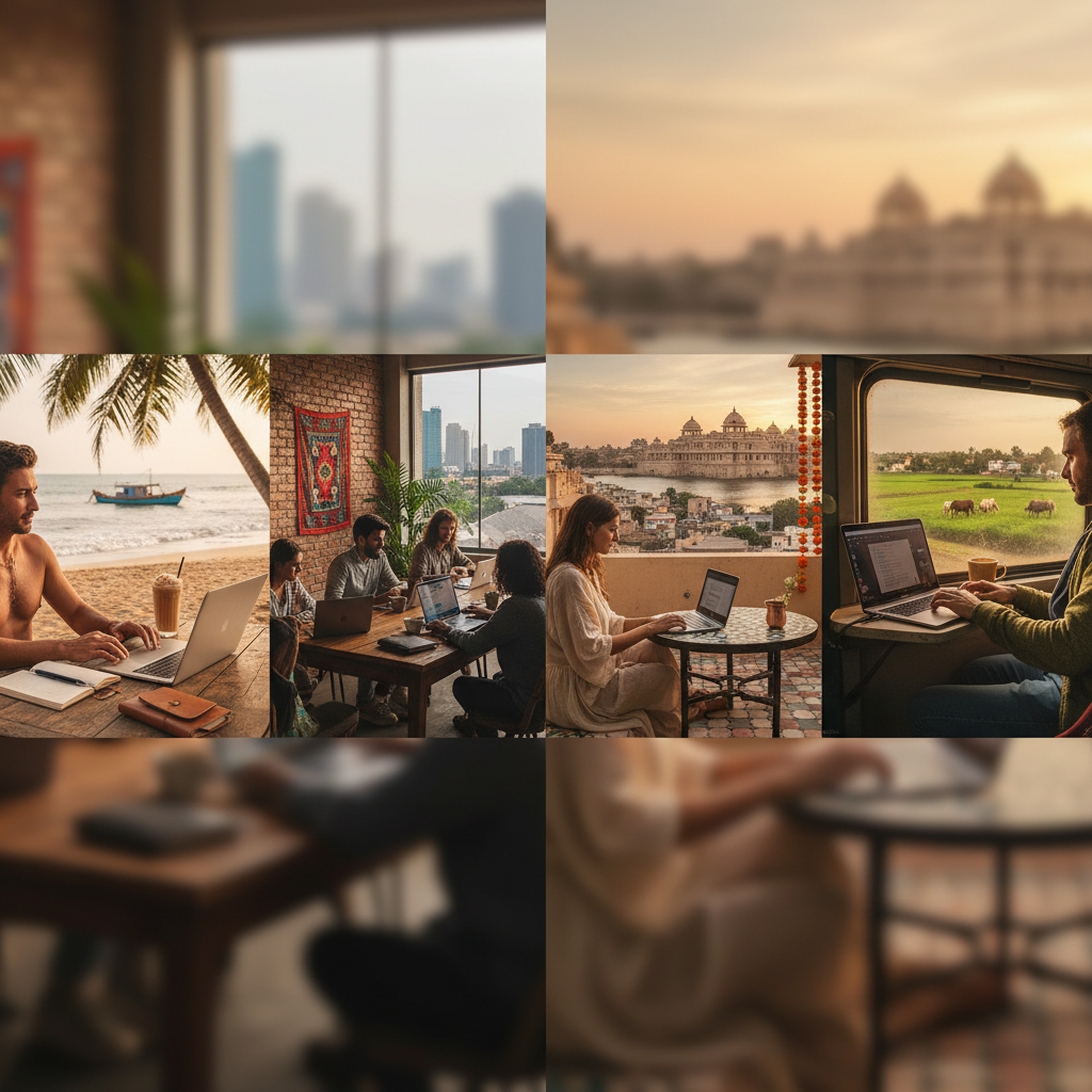 Digital nomad scene in India