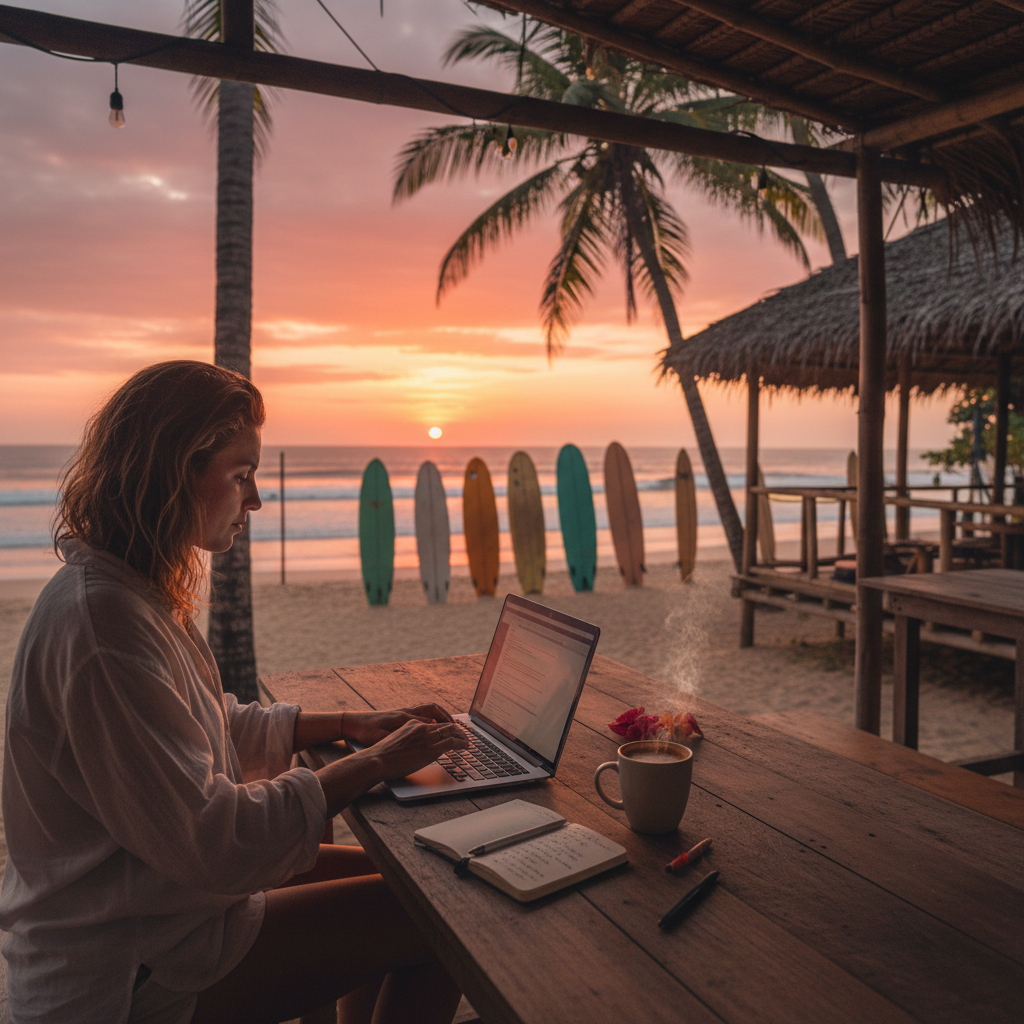 Digital nomad scene in Sri Lanka