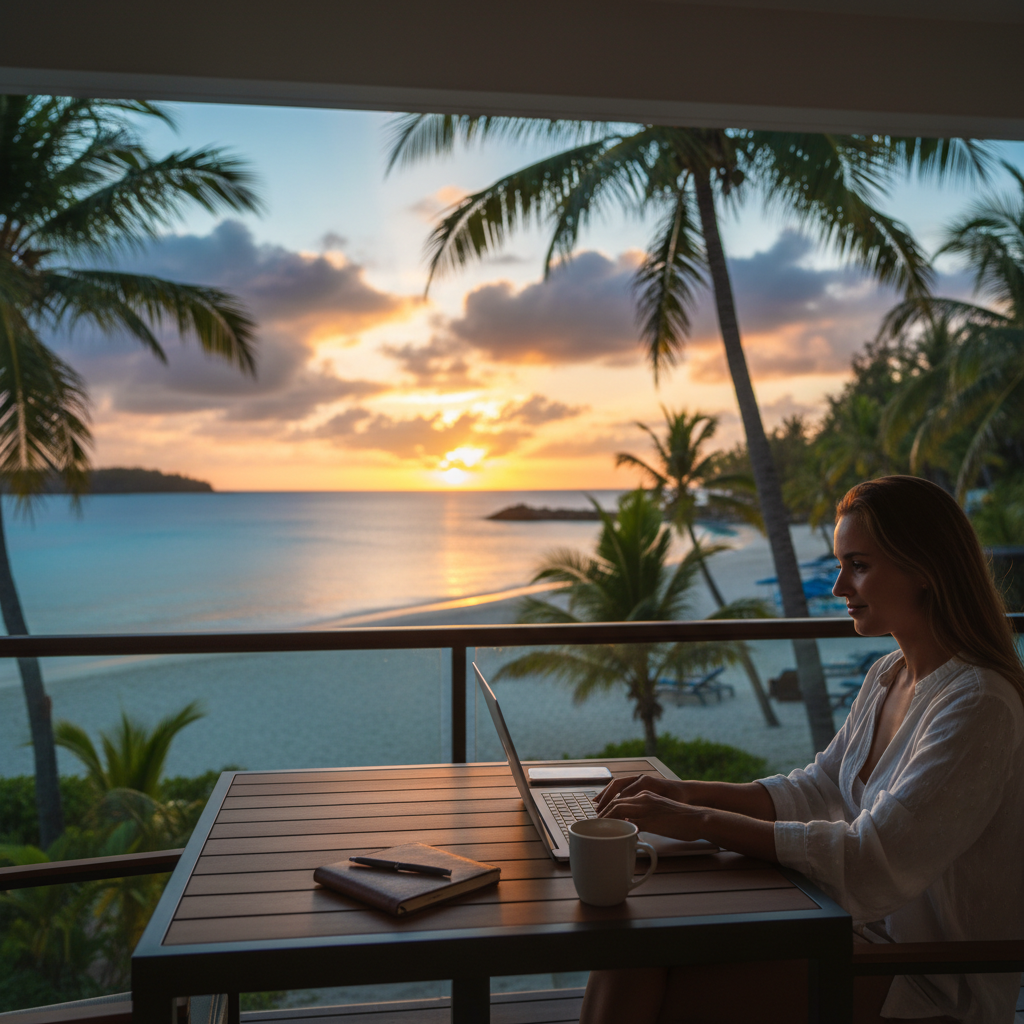 Digital nomad scene in Mauritius